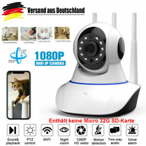 1080P WIFI IP Wireless Kamera Überwachungskamera Wlan Webcam Nachtsicht Cam CCTV 