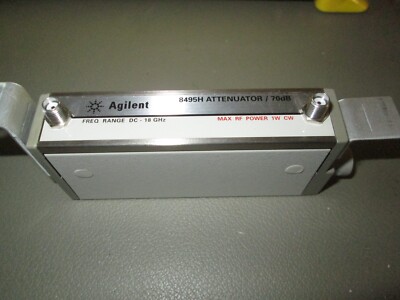 RF Step Attenuator 18GHz 70dB 10dB  Agilent 8495H SMA conn. for HP11713A/B/C