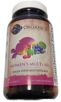 Garden of Life mykind Organics Women's Milti 40+ 60ct Exp09/2025+ #7777