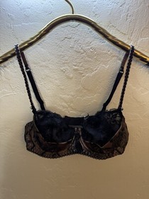 AUBADE LACE BRA 32C PARISIAN FRENCH LINGERIE PRACTICALLY NEW