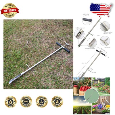 Effortless Soil Sampling with 40-Inch Probe and Pedal - Ideal for Agriculture