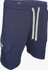 Mens Cargo Fleece Shorts With ZIPS  Summer Gym Combat Pocket Elasticated Work