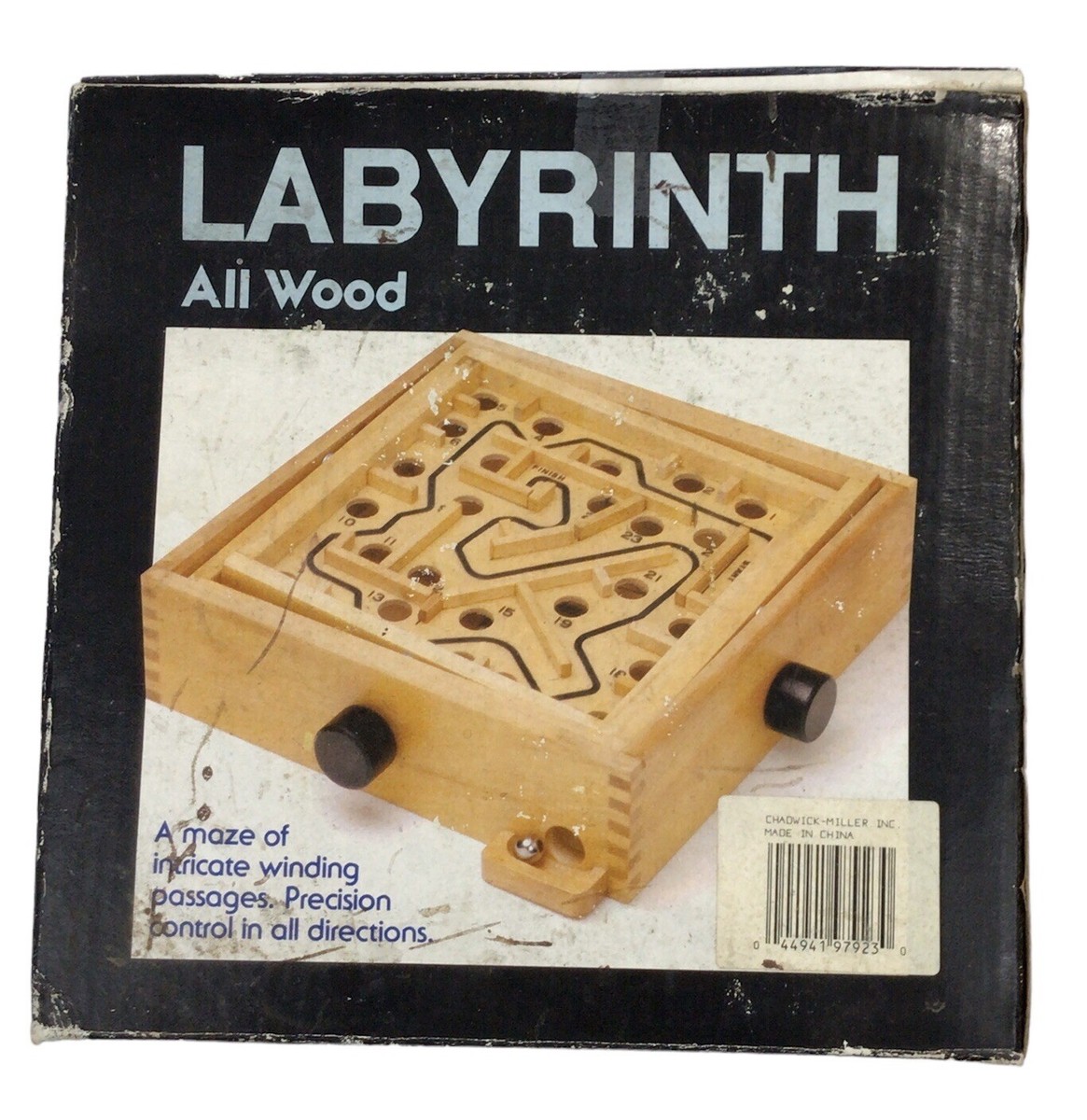 Wooden Labyrinth Toy Maze Of Winding Passages Precision