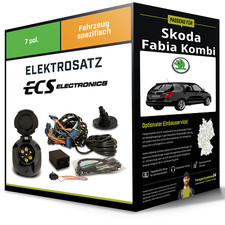 Elektrosatz 7-pol spezifisch für SKODA Fabia Kombi 04.2010-12.2014 NEU inkl. EBA