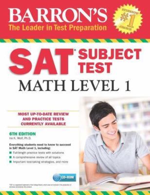 Barron's SAT Subject Test: Math Level 1 with CD-ROM 