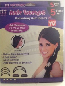 Hair Bumps Volumizing Hair Inserts As Seen On Tv 5 Piece Set Ebay