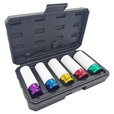 TRACER Steckschlüsselsatz Kraft Schoneinsätze 1/2" Schlagschrauber Radwechsel