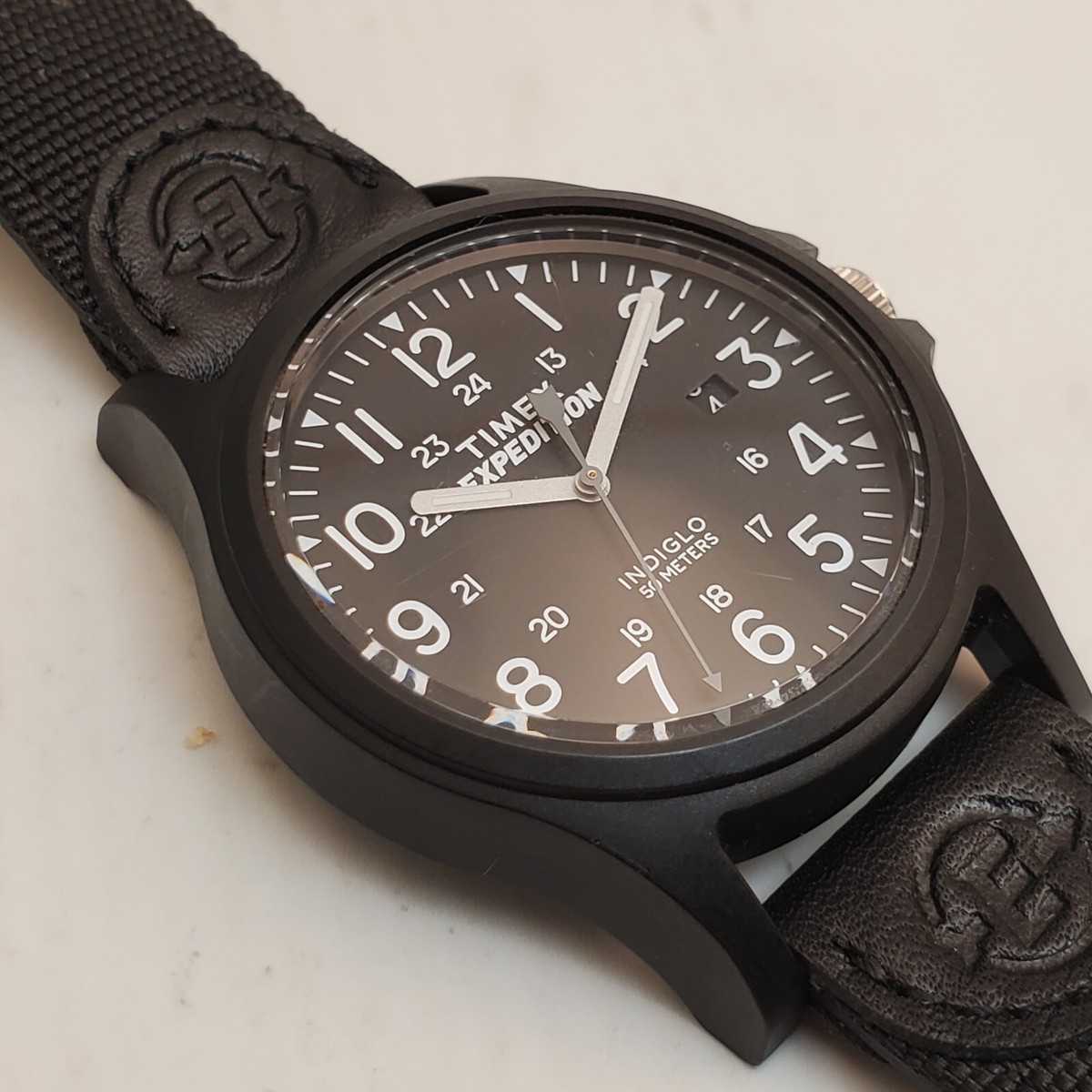 【TIMEX】EXPEDITION アナデジ INDIGLO 稼働 TIMEX EXPEDITION INDIGLO ANA-DIGI QUARTZ WHITE DIAL MEN'S