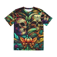 All Over Print T Shirt Unisex Adult Hawaiian Tropical Surf Beach Floral Aloha