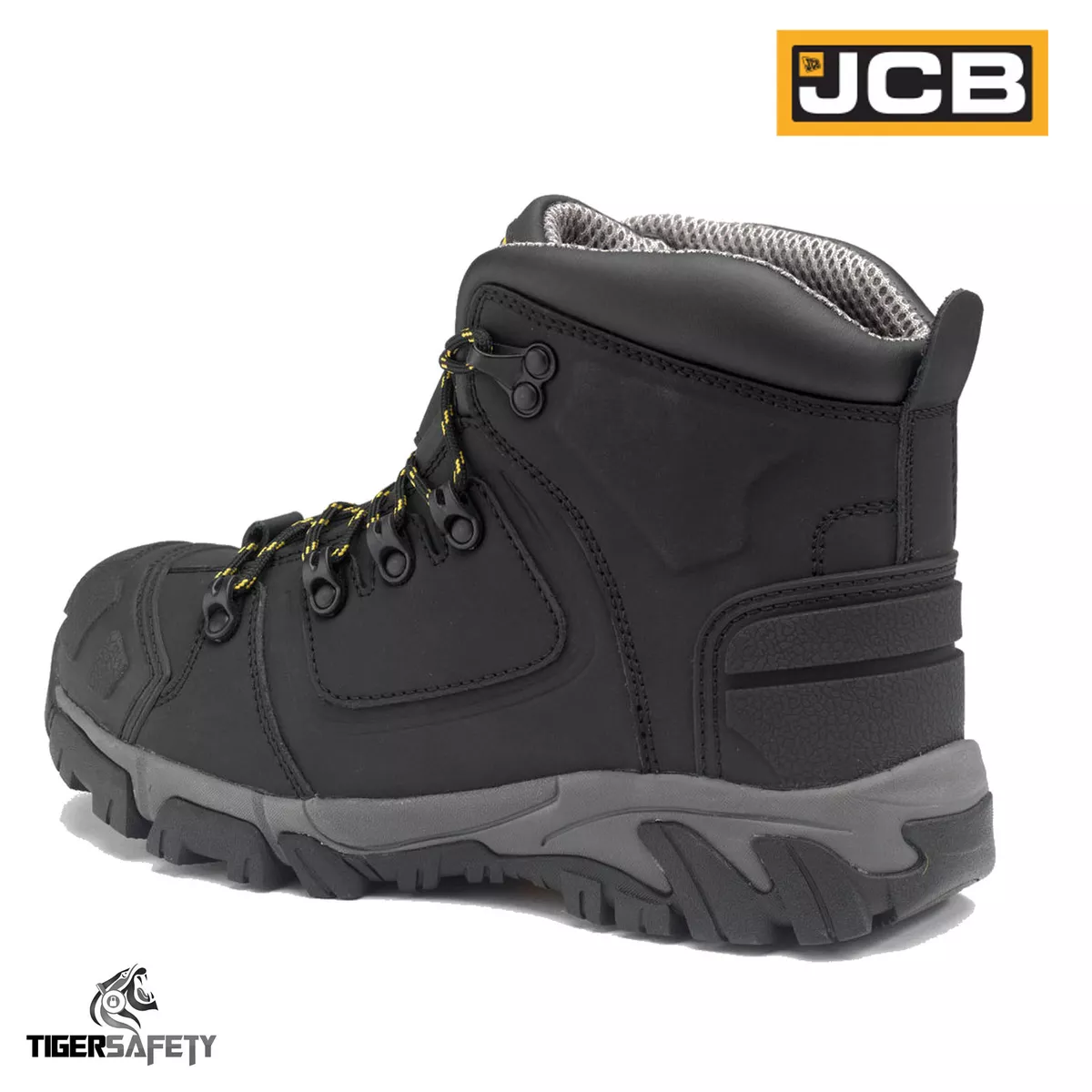 Aluminium toe shop cap boots