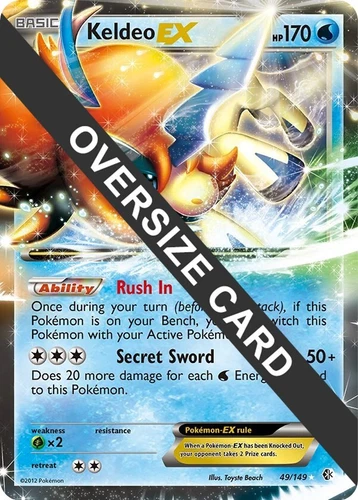 Keldeo Ex 049/099 Jumbo Cards