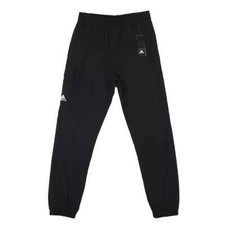 Adidas Boys Black Jogger Pants Cargo Elastic Waist AK5894-AK01 Size XS NWT