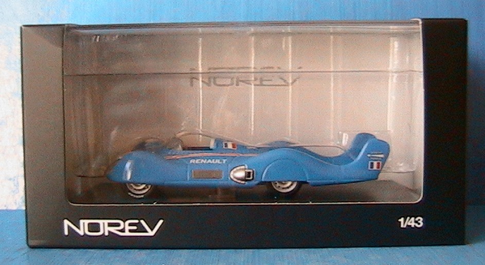 Renault Étoile Filante Norev 517994 modèle réduit 1:43 voiture de course bleue