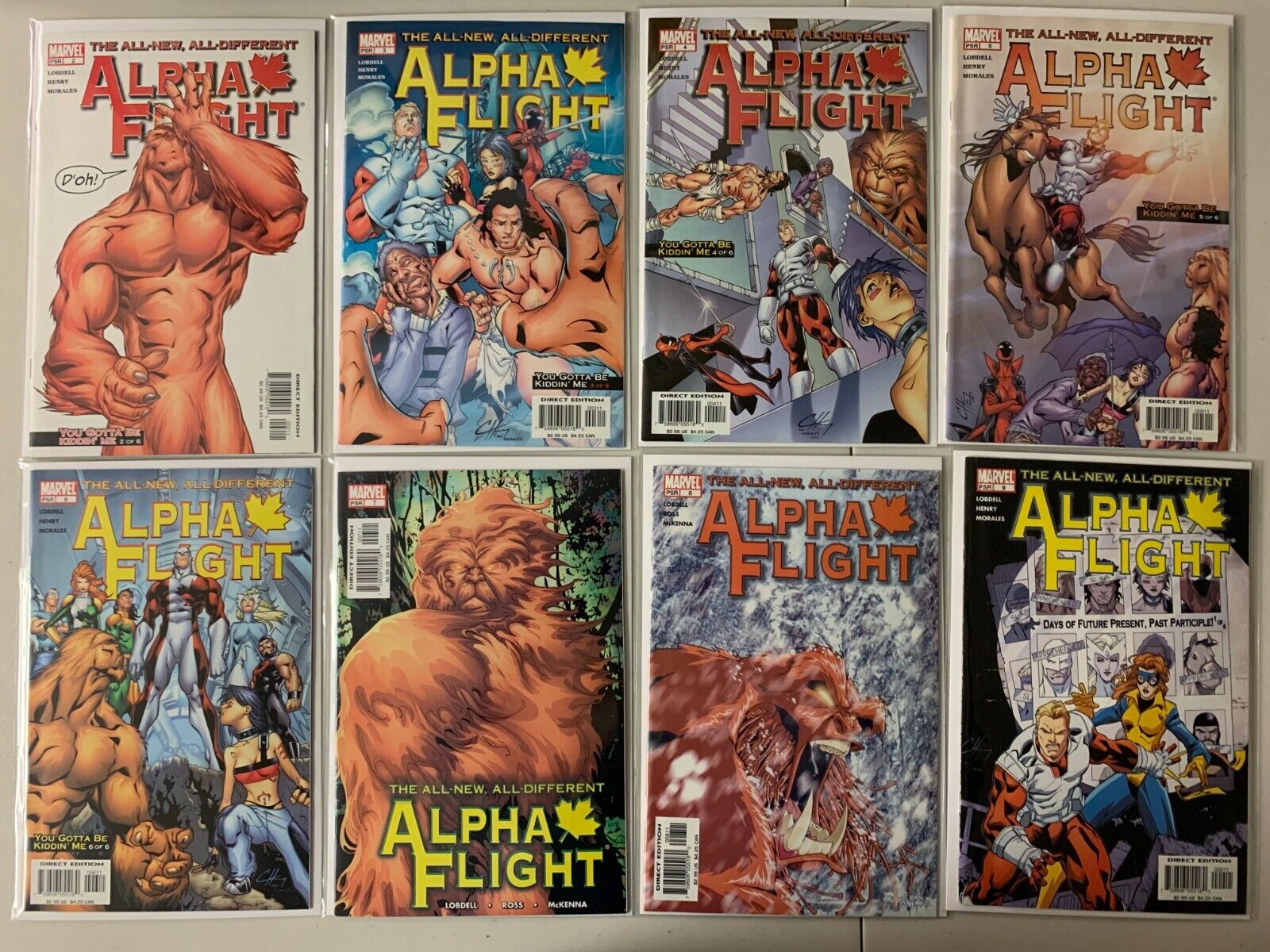 Alpha Flight Comic Lot (3rd Series) From: #2-12 11 Different Books (2004-2005)