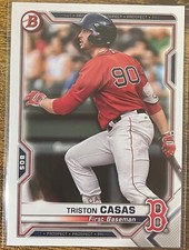 Triston Casas Boston Red Sox (choose your card - rookies, variations & more)