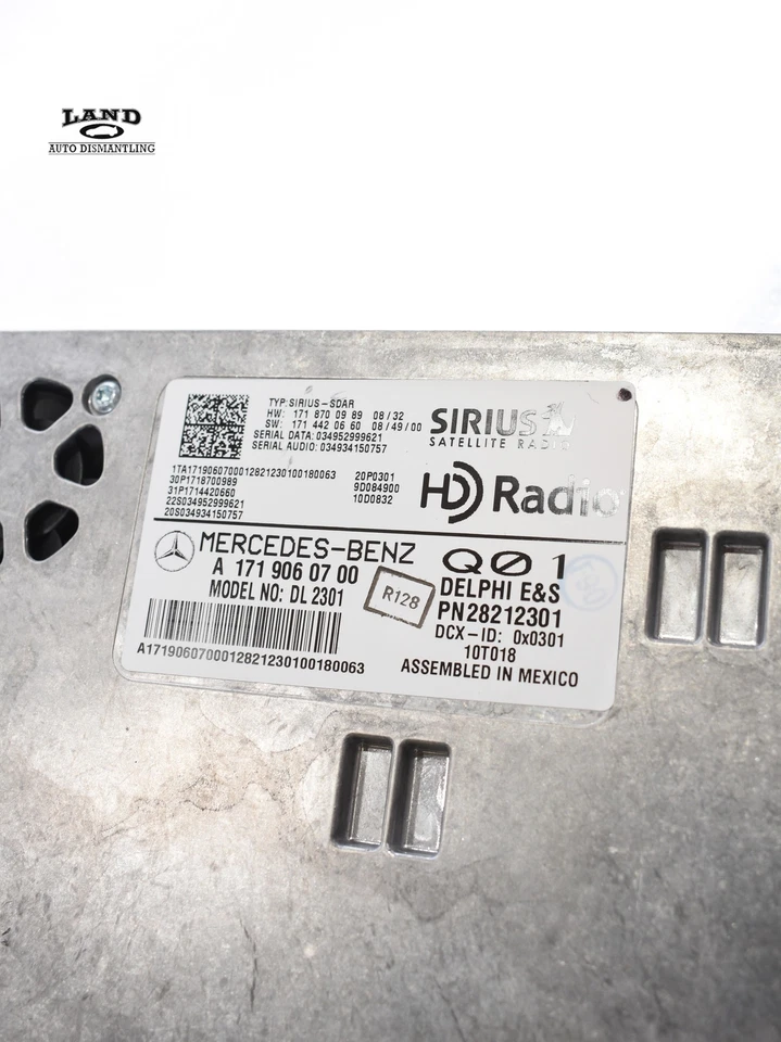 MERCEDES W221 W216 R239 W164 S/CL/S/GL SIRIUS XM SATELLITE RADIO CONTROL MODULE - Image 3 of 4