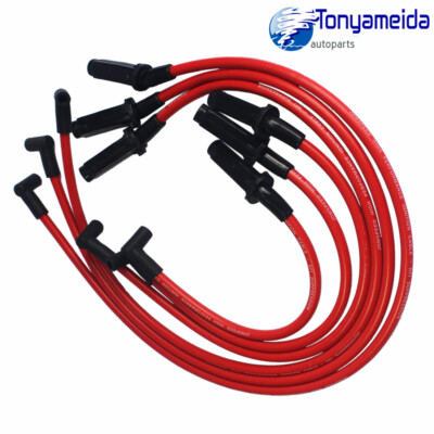Red 10.5mm Performance Ignition Spark Plug Wires JDMSPEED For 3800 Series II L67