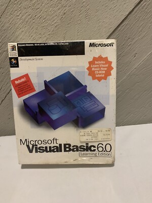 Microsoft visual basic 6.0 learning edition | eBay