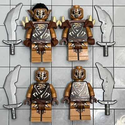 Lego The Hobbit Minifigure Figure Gundabad Orc 79012 Lot Of 4 A8 9
