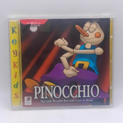 Pinocchio The Little Boy With A Lot Of Heart (PC, 1995) CIB Good Windows Compute