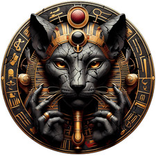 Sekhmet Ancient Egyptian Goddess Of War 3" Egyptology Egypt Mythology Decal