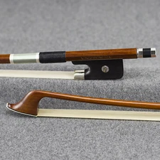 Master Pernambuco 3/4 French Bass Bow SPECIAL CREATED Nickel Silver Mounted
