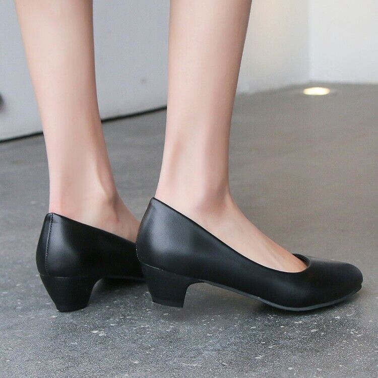 KHADIM Sharon Black Formal Pump Shoe Heels for Women (7290026)-nlmtdanang.com.vn
