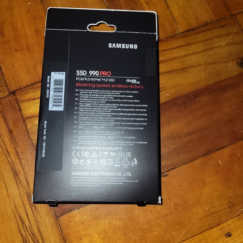 SAMSUNG 990 PRO SSD 4TB PCIe 4.0 M.2 2280 Internal Solid State Hard Drive - Afbeelding 10 van 11