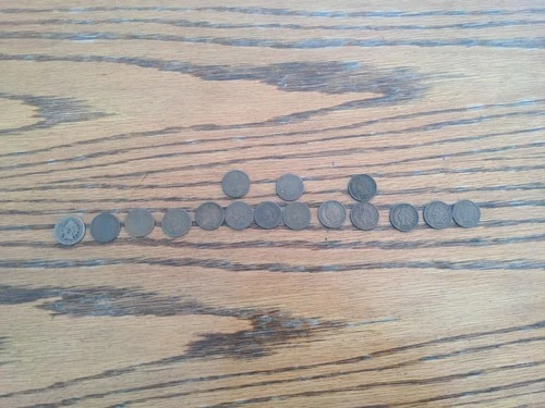 Indian Head Cent Lot, 16 Coins, Less Common Dates, AG-VF, Nice Details