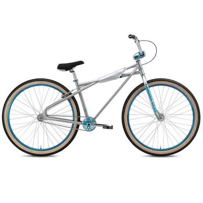 SE Racing Quadangle 29” 2024 Silver Looptail BMX Bike Retro Old