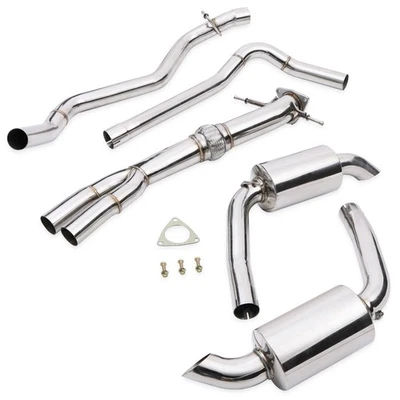 SYSTÈME D'ÉCHAPPEMENT COMPLET 3" POUR LAND ROVER DISCOVERY 4 3.0L TDV6 2009-2016 - Photo 1/4