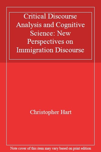 Critical Discourse Analysis and Cognitive Science. Hart 9780230279506 New<|