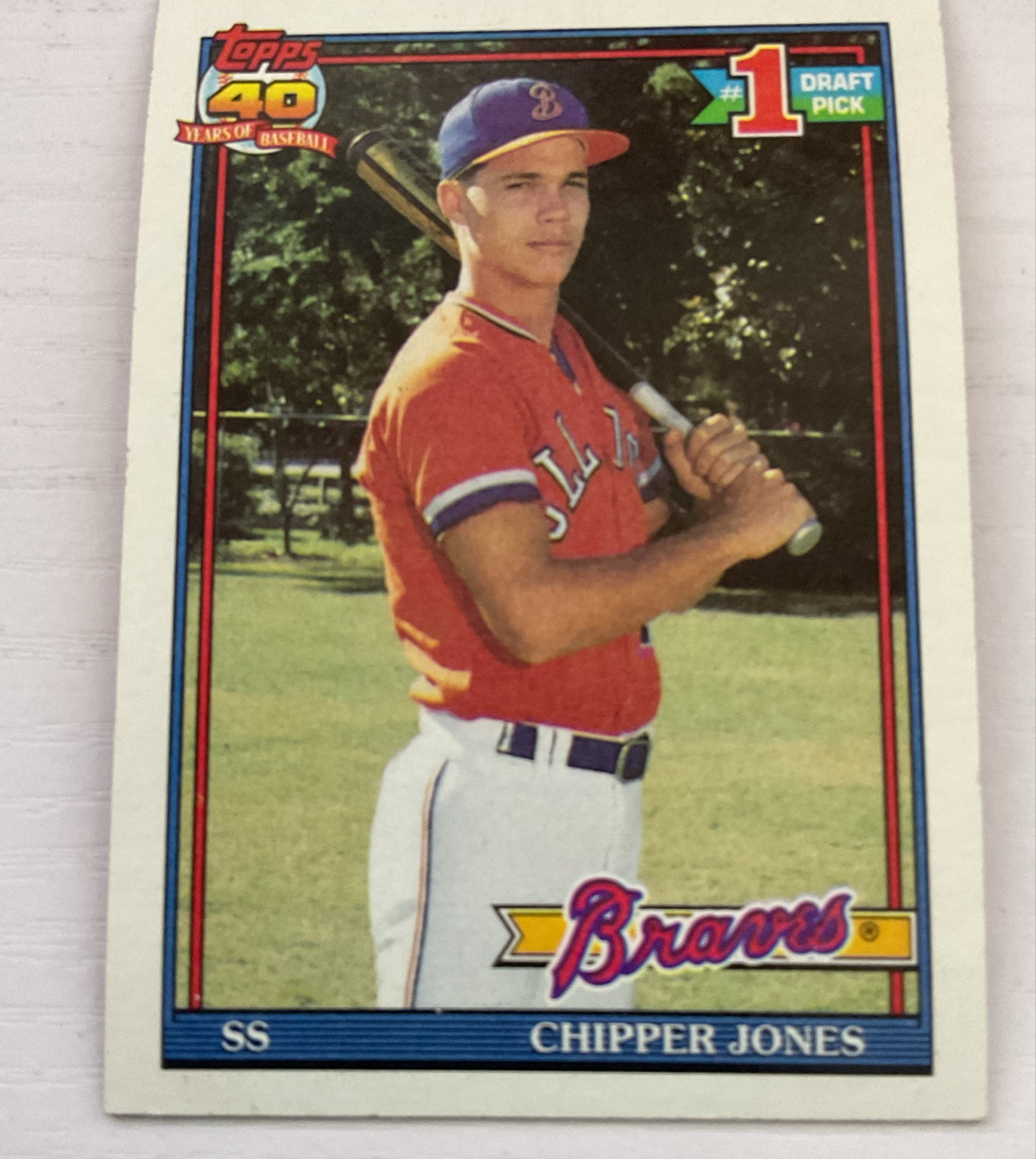 1991 Topps - Chipper Jones #333 (RC)