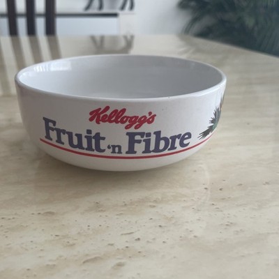 Kellogg s Obst und Faser Frühstück Müslischale 1987 Werbung Sammlerstück