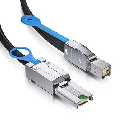 External Mini SAS HD SFF-8644 to SFF-8088 Hybrid Cable for Server, Raid Card ...