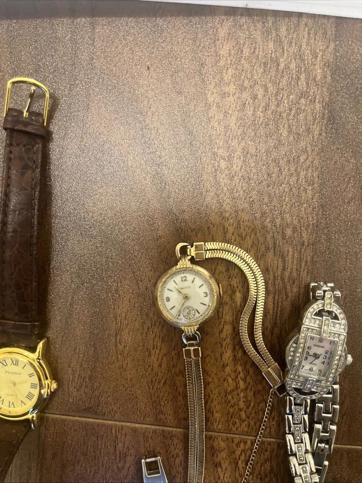 Lote De 11 Relojes Antiguos De Colección Funcionando Gucci A Bulova Coleccionistas Sueño Foto 4 de 4