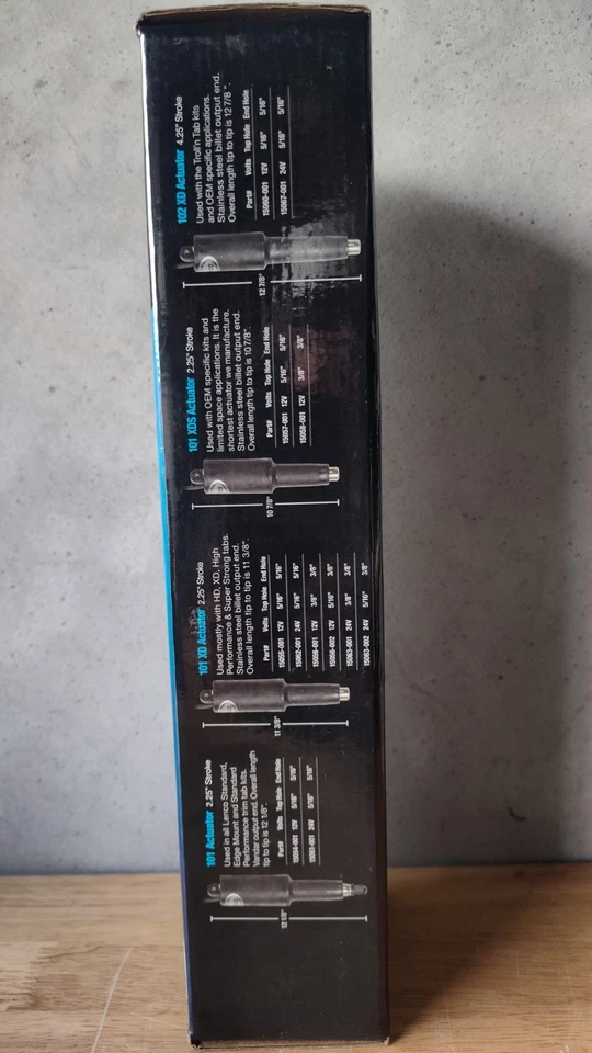 Actuador de carrera Lenco 12v 2-1/4" con cable de 6' #15054-001 Foto 2 de 4
