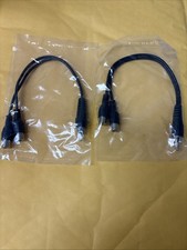 RCA Male To 2 Female Adapter Cord Set Of 2