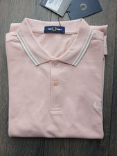 męskie fred perry polo rozmiar duży nowy z metkami dwukońcowe kolor różowy