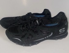 Skechers Women  s Black Slip On Shoes, Size 8