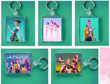 American Animated Movie KPOP DEMON HUNTERS, HUNTRIX, Photo Keyring, Bag Tag