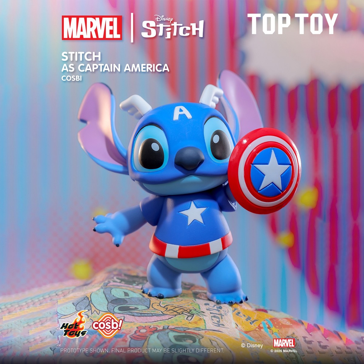 TOPTOY COSBI Marvel Stitch Series Blind Box Figure Hot Toy
