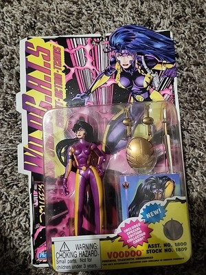 Wild C.A.T.S VOODOO Action Figure Vintage 1995 Jim Lee SEALED