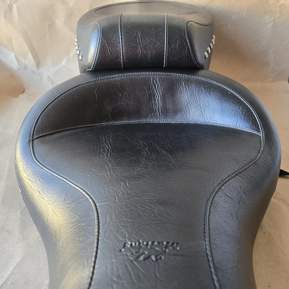 Asiento Mustang 6D6G3WN 75530 para Harley Davidson Dyna / Wideglide FXD FXDWG Foto 4 de 4