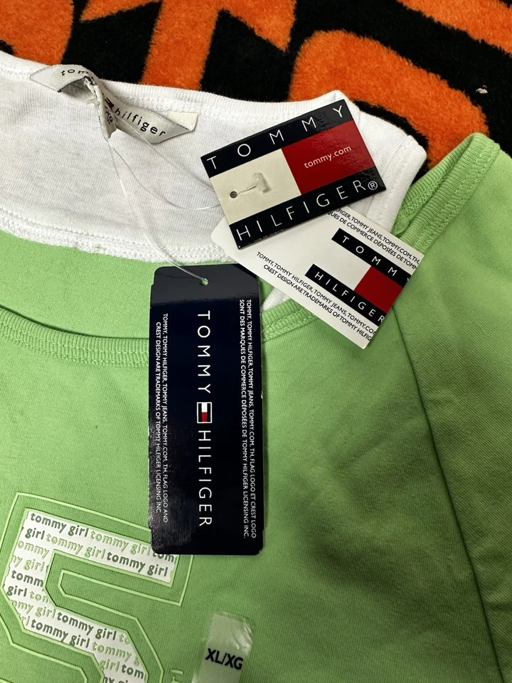 Camiseta sin mangas Y2K 2000 Tommy Girl (Hilfiger) talla XL NUEVA CON ETIQUETAS Foto 4 de 4