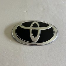 Toyota Front Grille Emblem Chrome Logo Black Custom 3d Badge Tacoma 2005-2010 Toyota Front Grille Emblem Chrome Logo Black Custom 3d Badge Tacoma 2005-2010