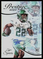 2023 Panini Prestige #383 Tyjae Spears Xtra Points Signatures Premium
