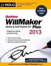 Quicken WillMaker Plus 2013 Edition : Book and Software Kit Nolo