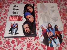 AirHeads DVD (1994) Brendan Fraser Adam Sandler Steve Buscemi VG Light Scratches