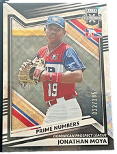 🔥2022 Elite Extra Edition Prime Numbers A /185 #186 Jonathan Moya DPL🔥